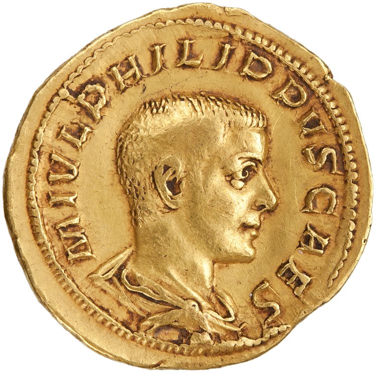 RIC IV Philip I 218A, аверс, American Numismatic Society (ans)