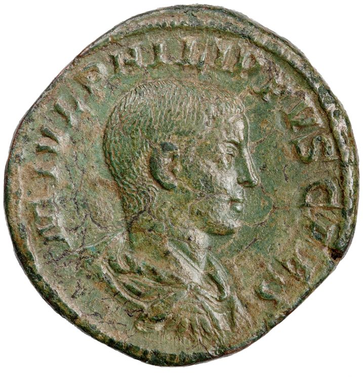 RIC IV Philip I 256A, аверс, American Numismatic Society (ans)