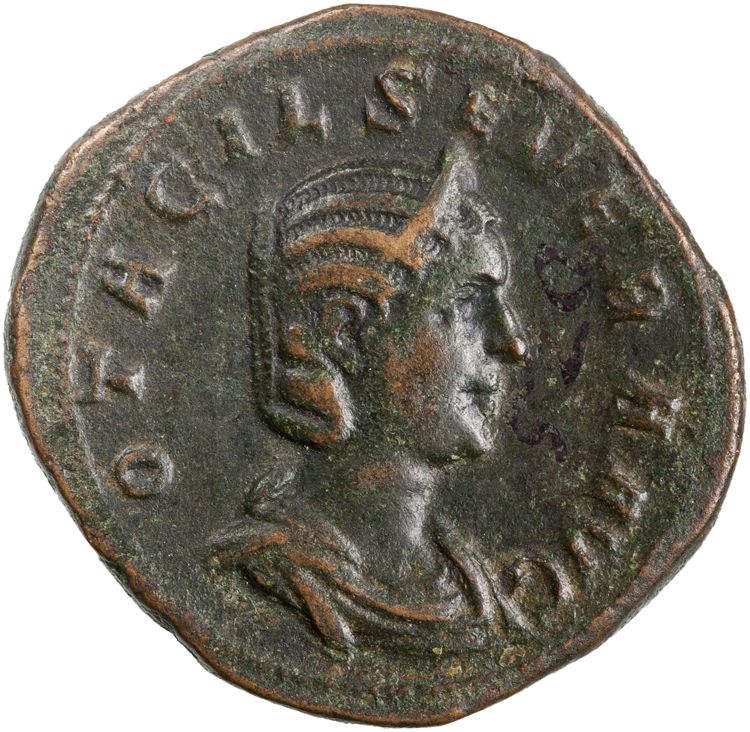 obverse RIC IV Philip I 203E (sestertius)