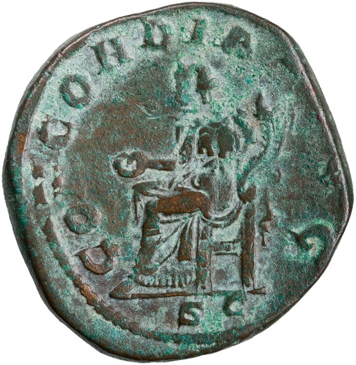 RIC IV Philip I 203E (sestertius), реверс, American Numismatic Society (ans)