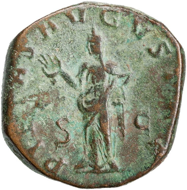 RIC IV Philip I 208A, реверс, American Numismatic Society (ans)