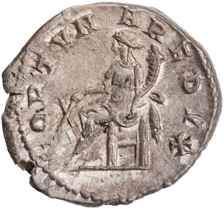 RIC IV Gordian III 210b, реверс, American Numismatic Society (ans)