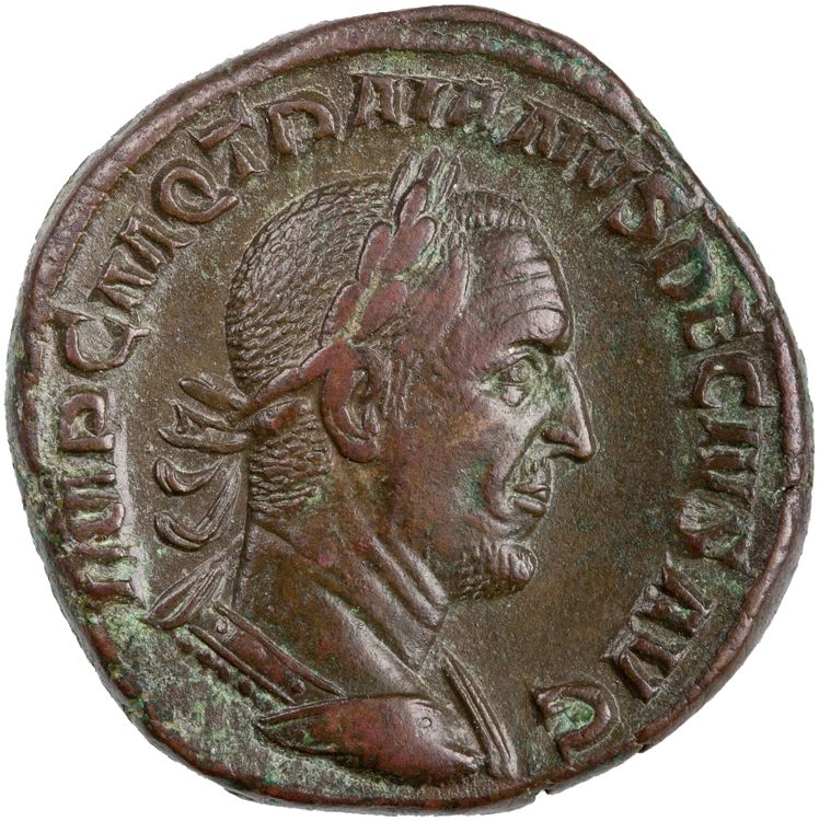 obverse RIC IV Trajan Decius 124A