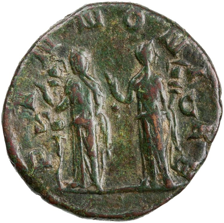 RIC IV Trajan Decius 124A, reverse, American Numismatic Society (ans)