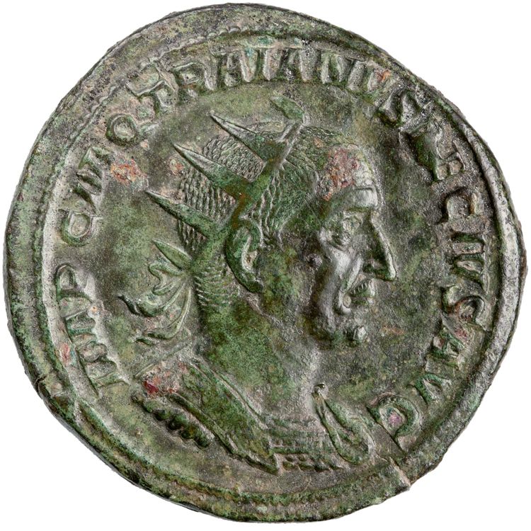 аверс RIC IV Trajan Decius 126A
