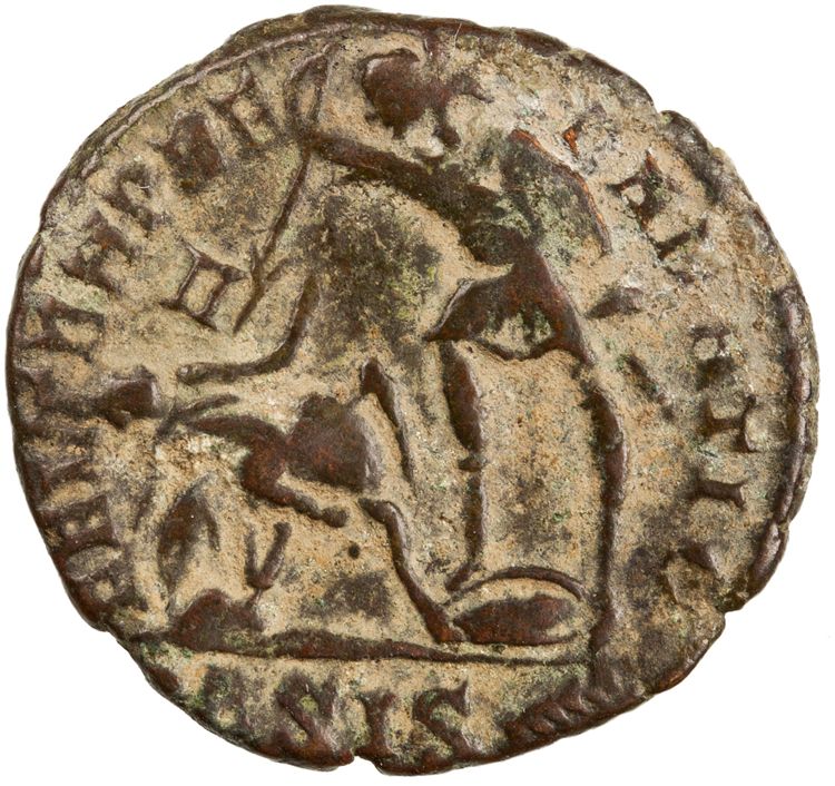 RIC VIII Siscia 343, реверс, American Numismatic Society (ans)