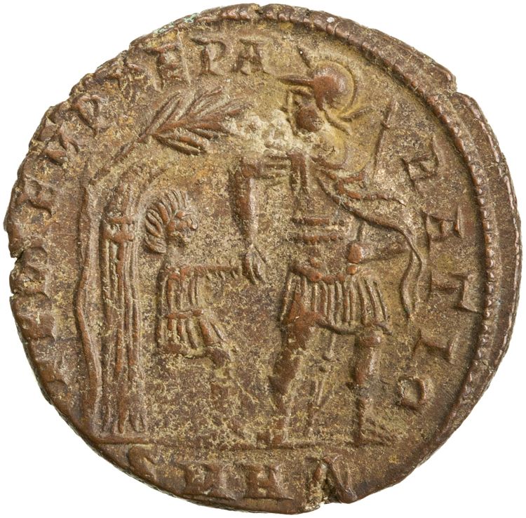 реверс RIC VIII Heraclea 71