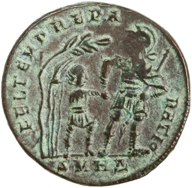 RIC VIII Heraclea 71, реверс, American Numismatic Society (ans)