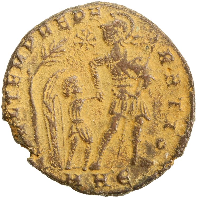 реверс RIC VIII Heraclea 76