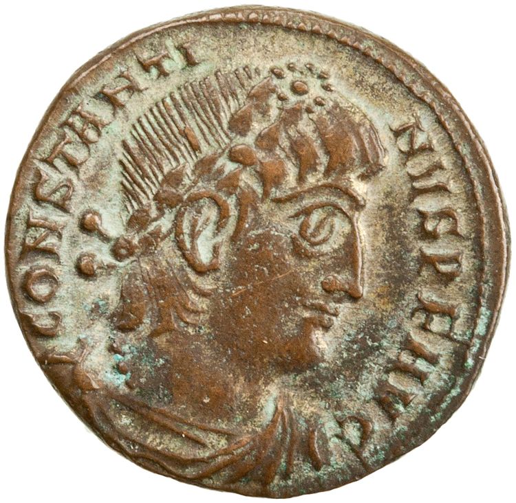 RIC VIII Thessalonica 55, аверс, American Numismatic Society (ans)