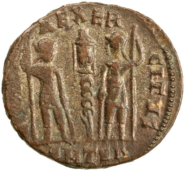 RIC VIII Thessalonica 55, реверс, American Numismatic Society (ans)