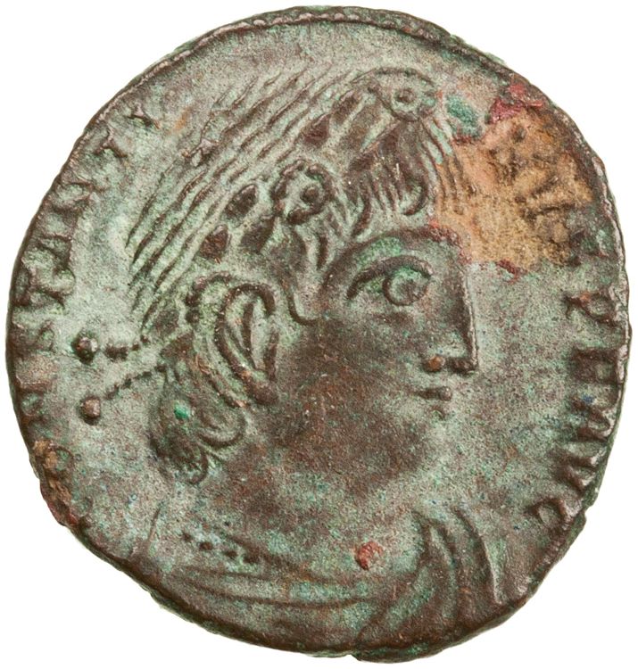 RIC VIII Thessalonica 55, аверс, American Numismatic Society (ans)