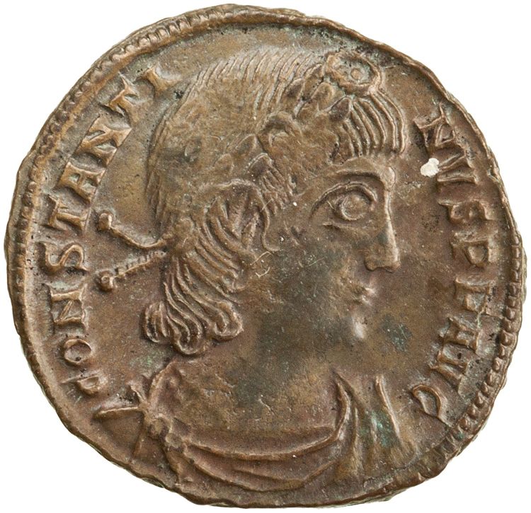 RIC VIII Thessalonica 55, аверс, American Numismatic Society (ans)