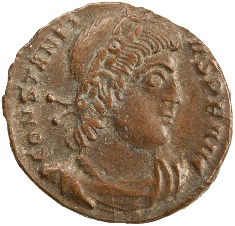 RIC VIII Thessalonica 56, аверс, American Numismatic Society (ans)