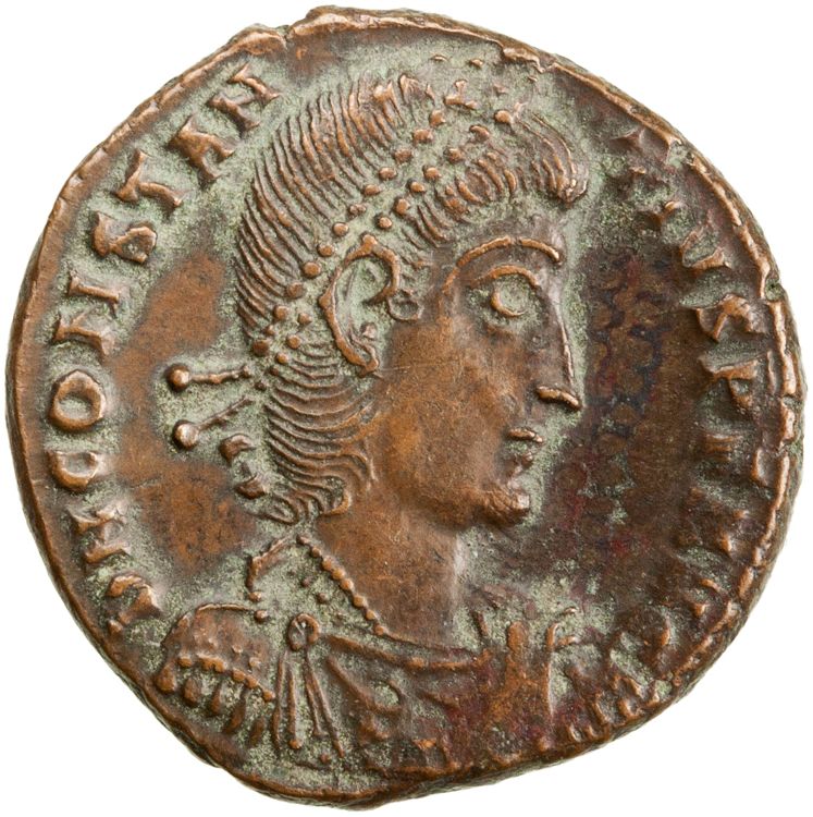 RIC VIII Thessalonica 185, аверс, American Numismatic Society (ans)