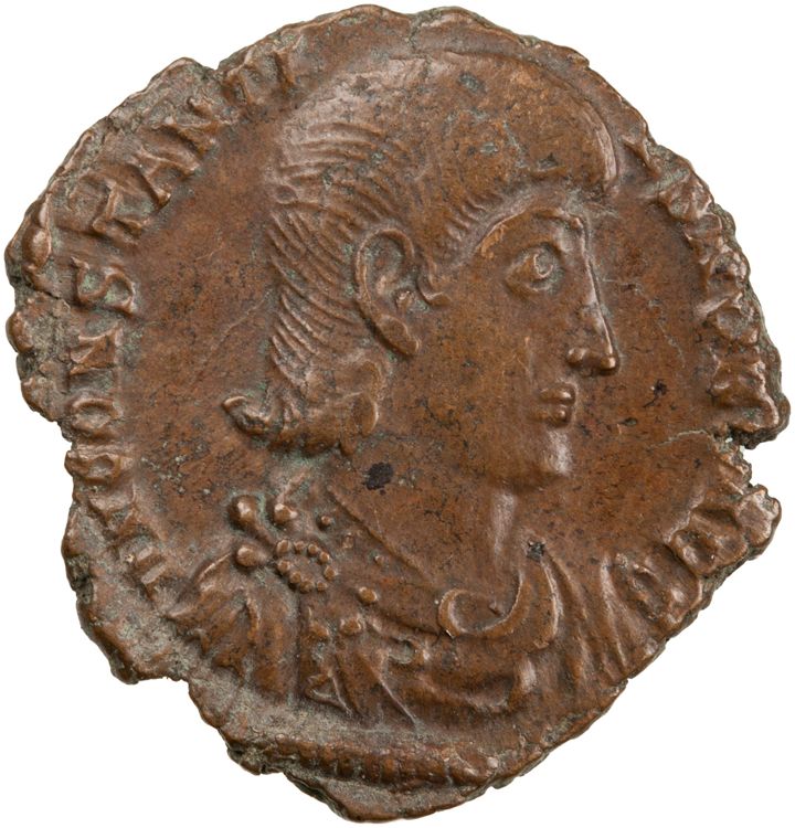 RIC VIII Antioch 154, obverse, American Numismatic Society (ans)