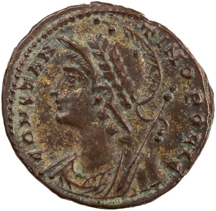 RIC VIII Alexandria 27, аверс, American Numismatic Society (ans)