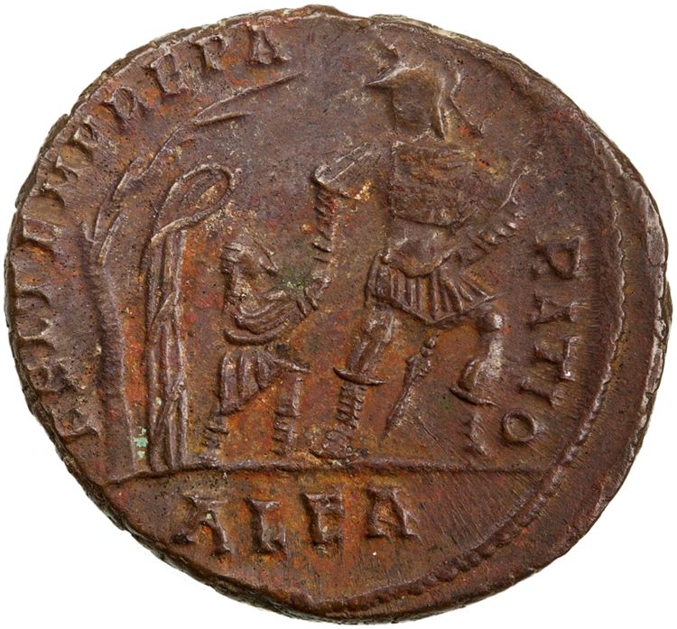 RIC VIII Alexandria 61, реверс, American Numismatic Society (ans)
