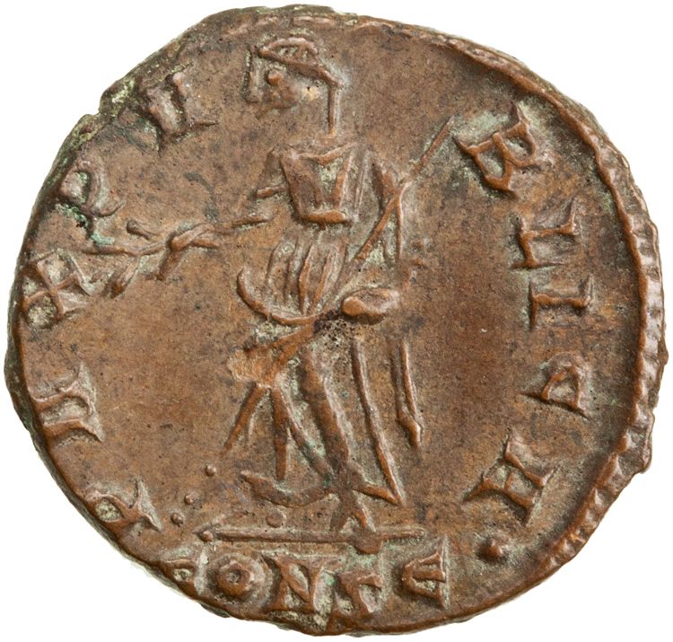 RIC VIII Constantinople 34, реверс, American Numismatic Society (ans)