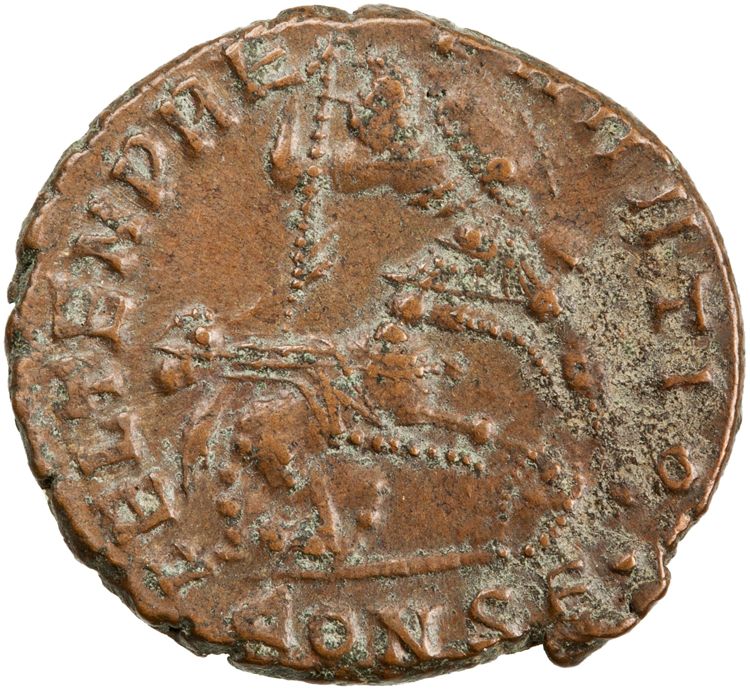 RIC VIII Constantinople 135, реверс, American Numismatic Society (ans)