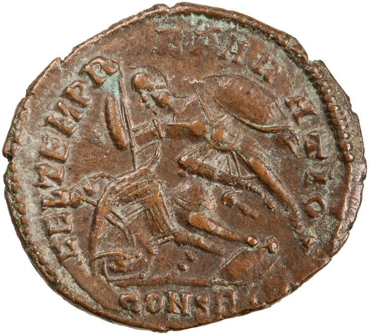 RIC VIII Constantinople 135, реверс, American Numismatic Society (ans)