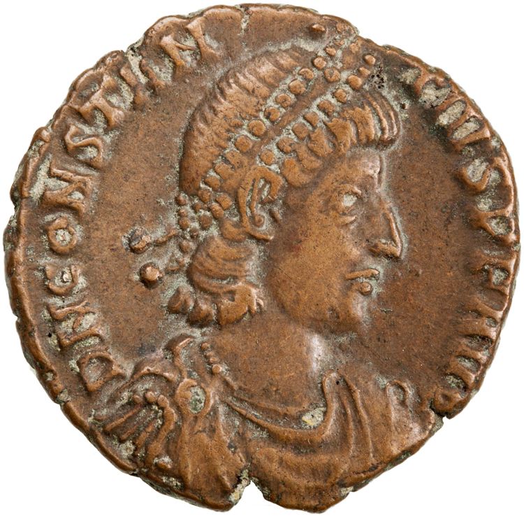 RIC VIII Constantinople 135, аверс, American Numismatic Society (ans)