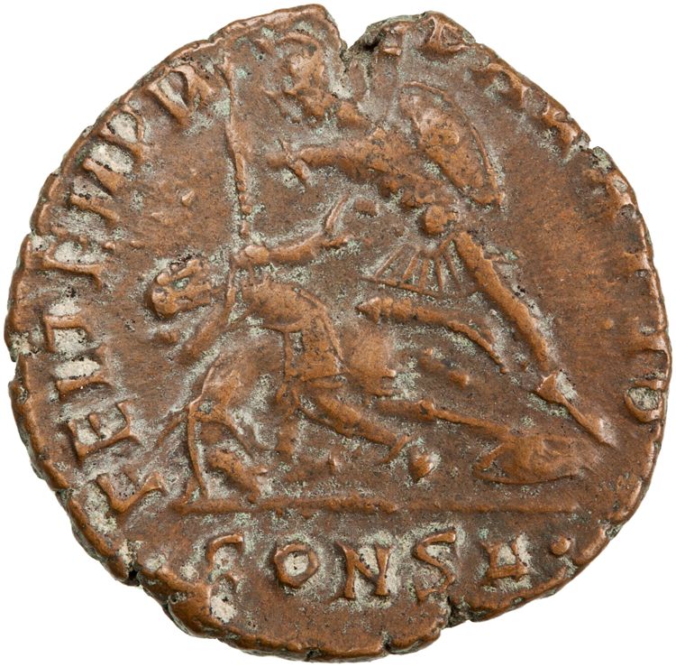 RIC VIII Constantinople 135, реверс, American Numismatic Society (ans)