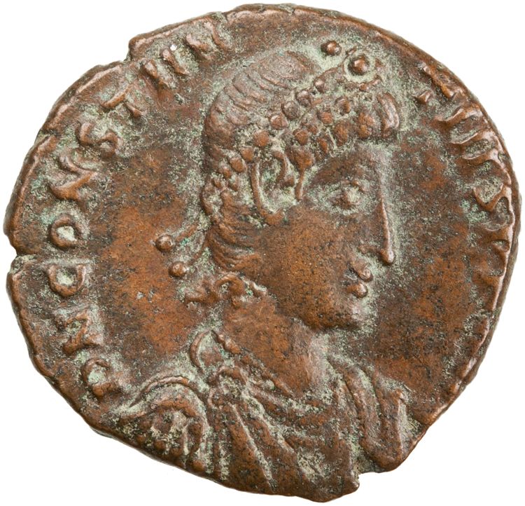 RIC VIII Constantinople 135, аверс, American Numismatic Society (ans)