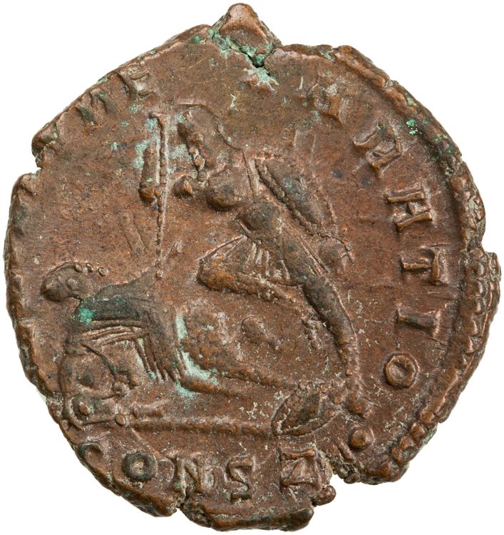 RIC VIII Constantinople 135, реверс, American Numismatic Society (ans)
