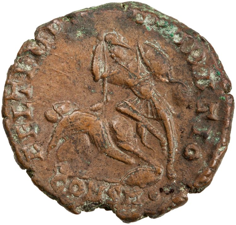 RIC VIII Constantinople 135, реверс, American Numismatic Society (ans)