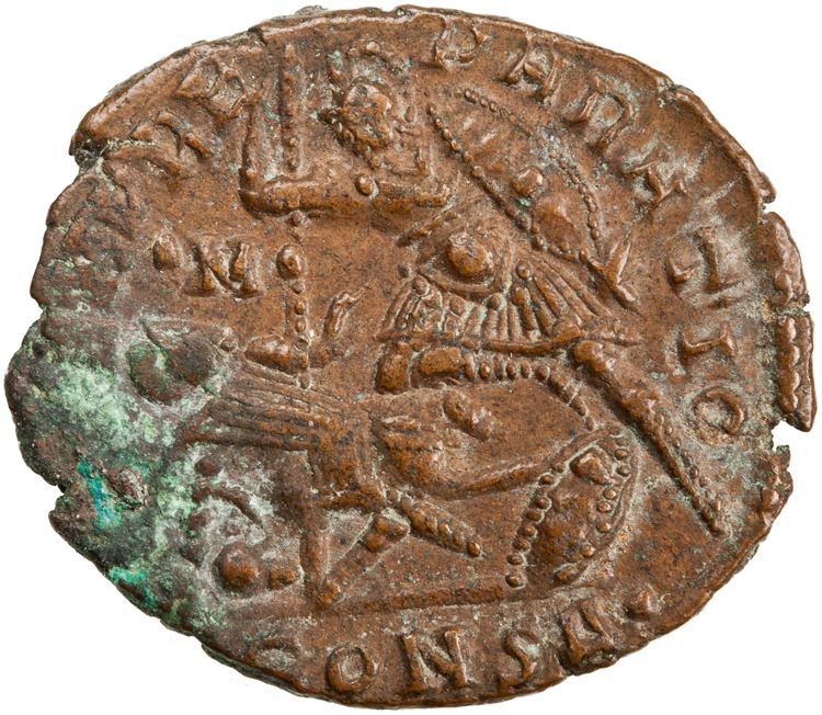 RIC VIII Constantinople 141, реверс, American Numismatic Society (ans)