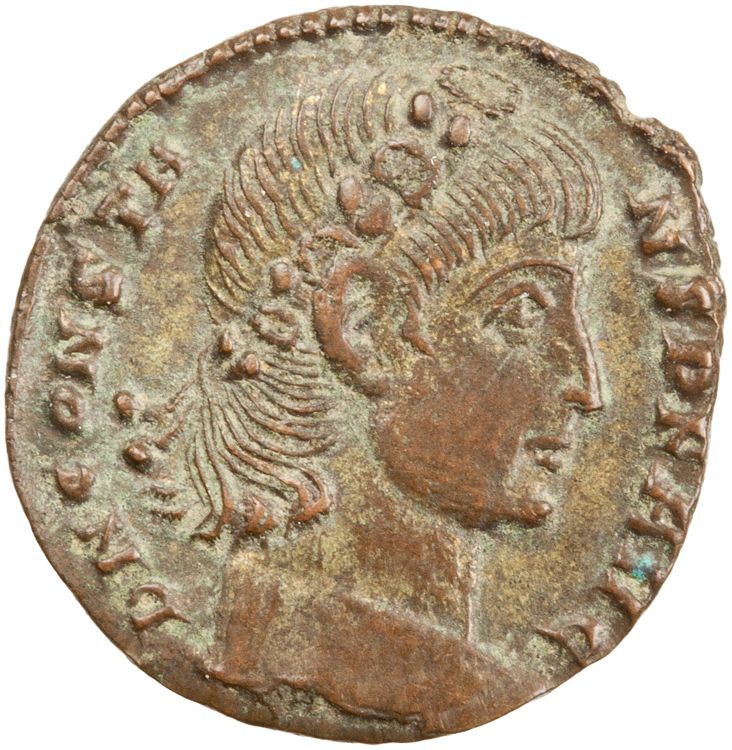 RIC VIII Constantinople 30, аверс, American Numismatic Society (ans)
