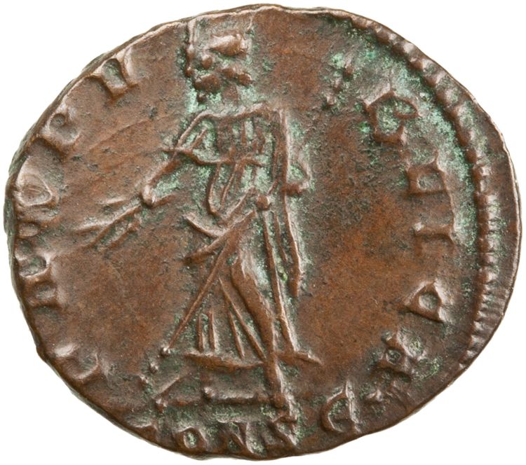 RIC VIII Constantinople 34, реверс, American Numismatic Society (ans)