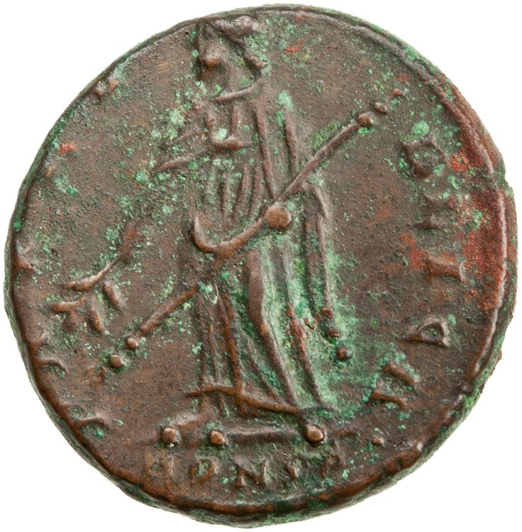RIC VIII Constantinople 34, реверс, American Numismatic Society (ans)