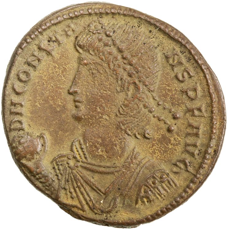 RIC VIII Thessalonica 118, аверс, American Numismatic Society (ans)