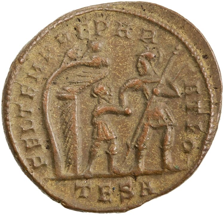 RIC VIII Thessalonica 118, реверс, American Numismatic Society (ans)