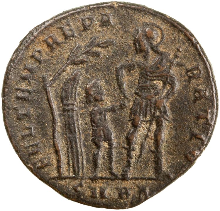 RIC VIII Heraclea 71, реверс, American Numismatic Society (ans)