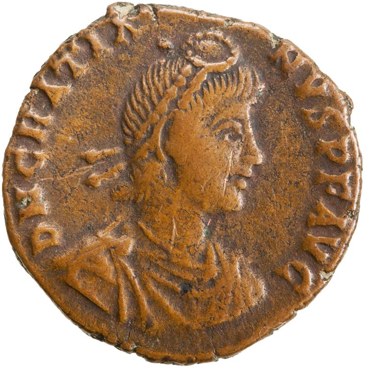 RIC IX Rome 46A, аверс, American Numismatic Society (ans)