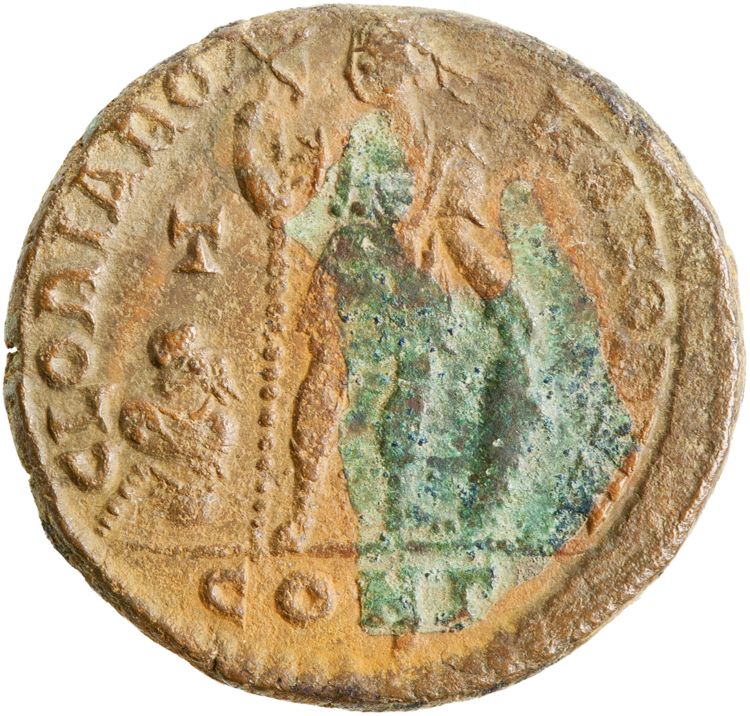 RIC IX Constantinople 80, реверс, American Numismatic Society (ans)