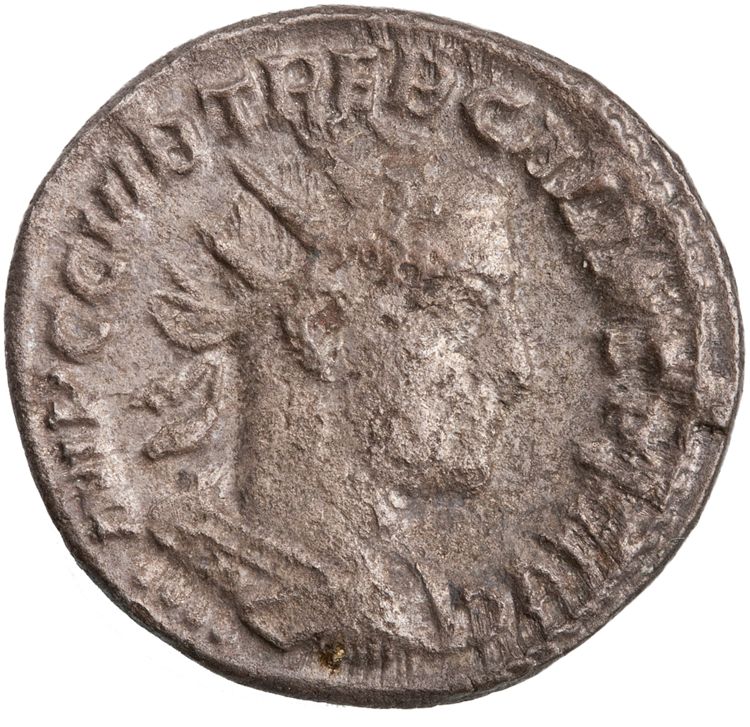 аверс RIC IV Trebonianus Gallus 92: Subtype 12