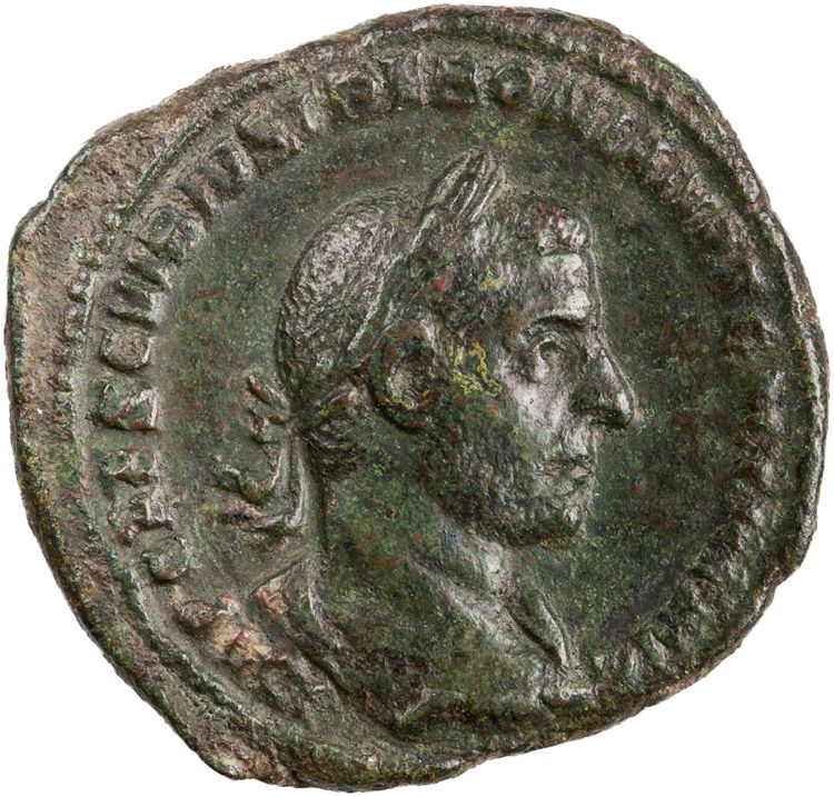 RIC IV Trebonianus Gallus 110A, аверс, American Numismatic Society (ans)