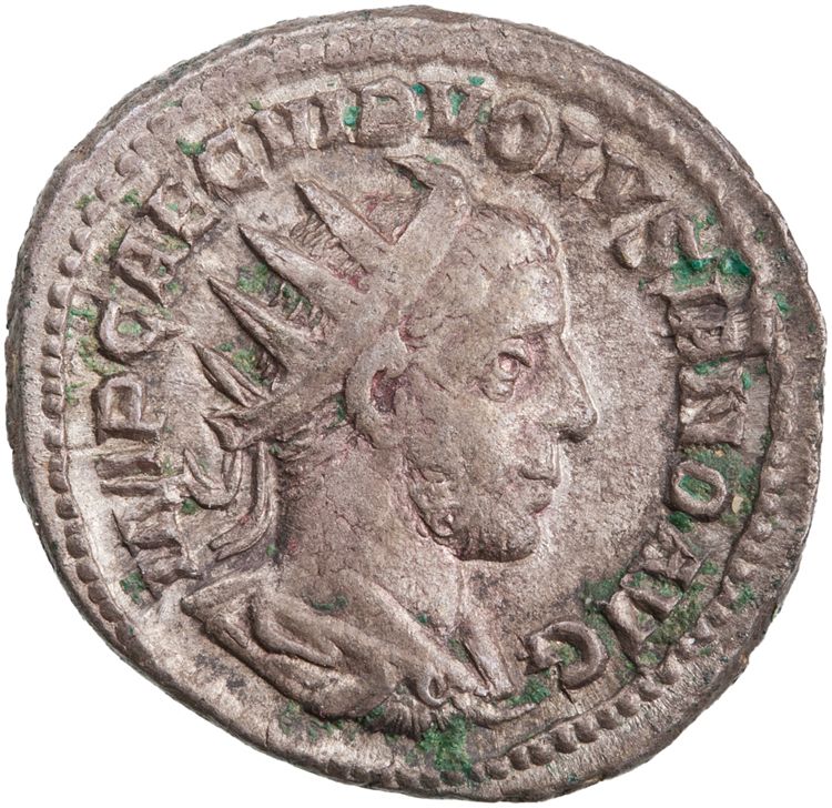 RIC IV Volusian 167, obverse, American Numismatic Society (ans)