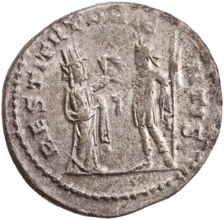 RIC V Valerian 287c, реверс, American Numismatic Society (ans)