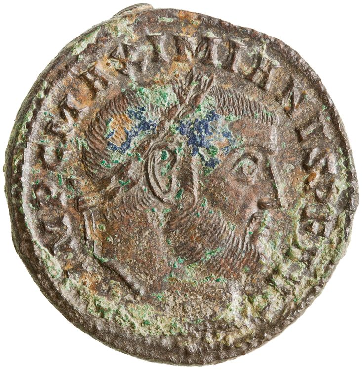 RIC VI Ticinum 55b, аверс, American Numismatic Society (ans)