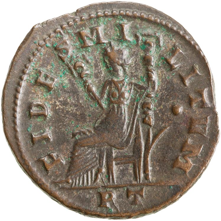 RIC VI Ticinum 55b, реверс, American Numismatic Society (ans)