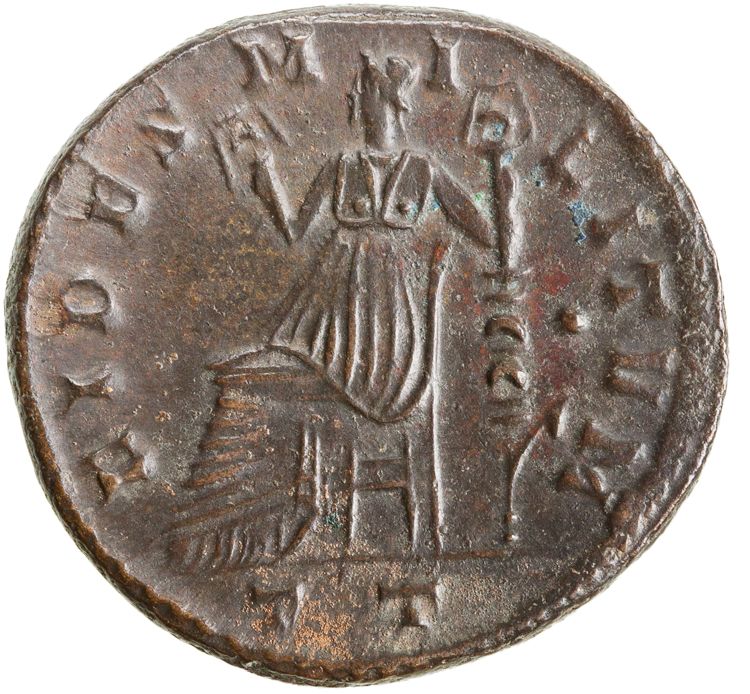 RIC VI Ticinum 55b, реверс, American Numismatic Society (ans)