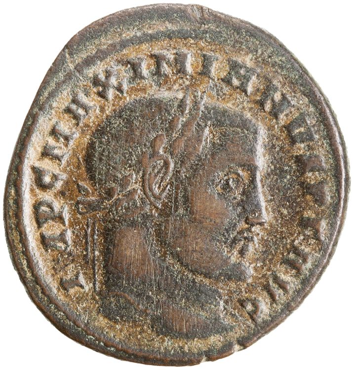 RIC VI Ticinum 59b, аверс, American Numismatic Society (ans)