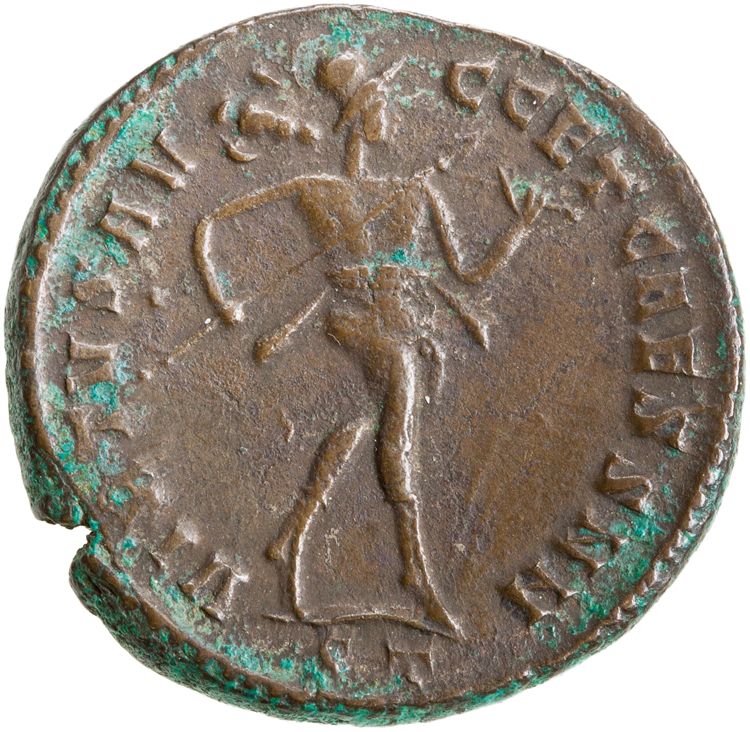 реверс RIC VI Ticinum 74