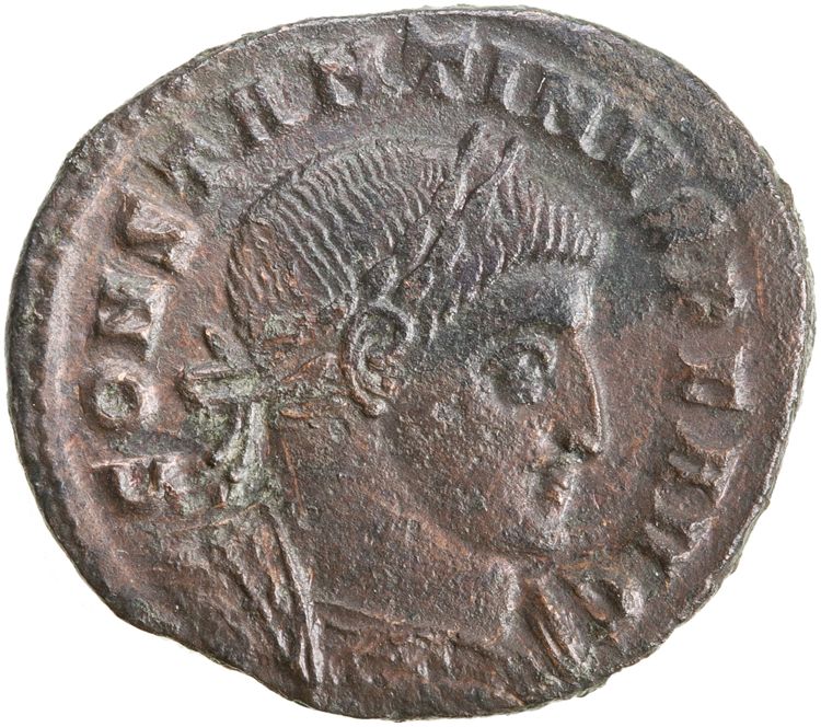 RIC VI Ticinum 135a, аверс, American Numismatic Society (ans)