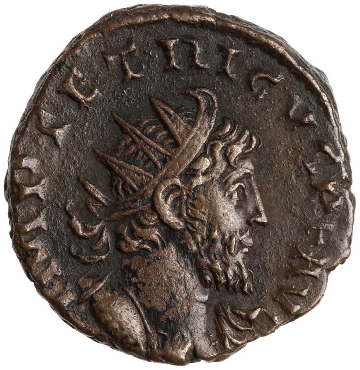 RIC V Tetricus I 127, obverse, American Numismatic Society (ans)